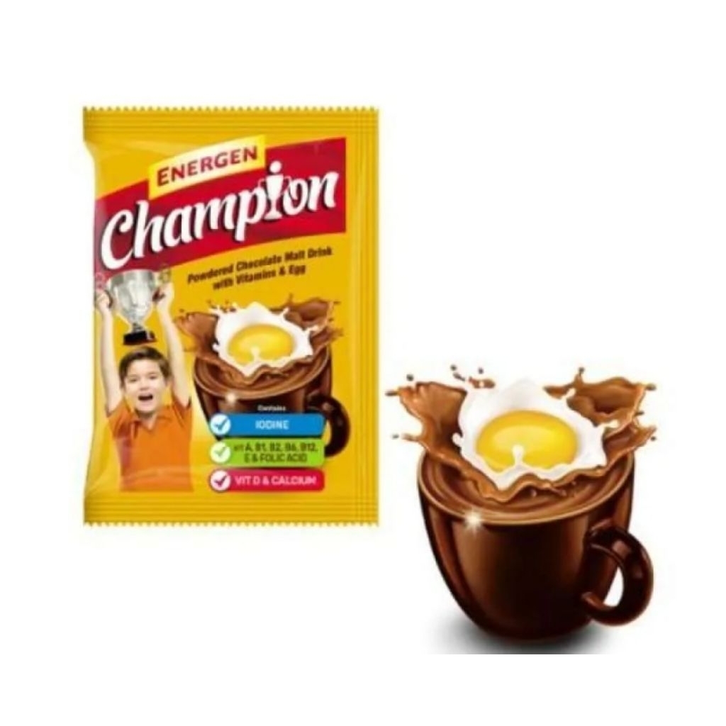 ENERGEN CHAMPION 1 RENCENG 10 SACHET