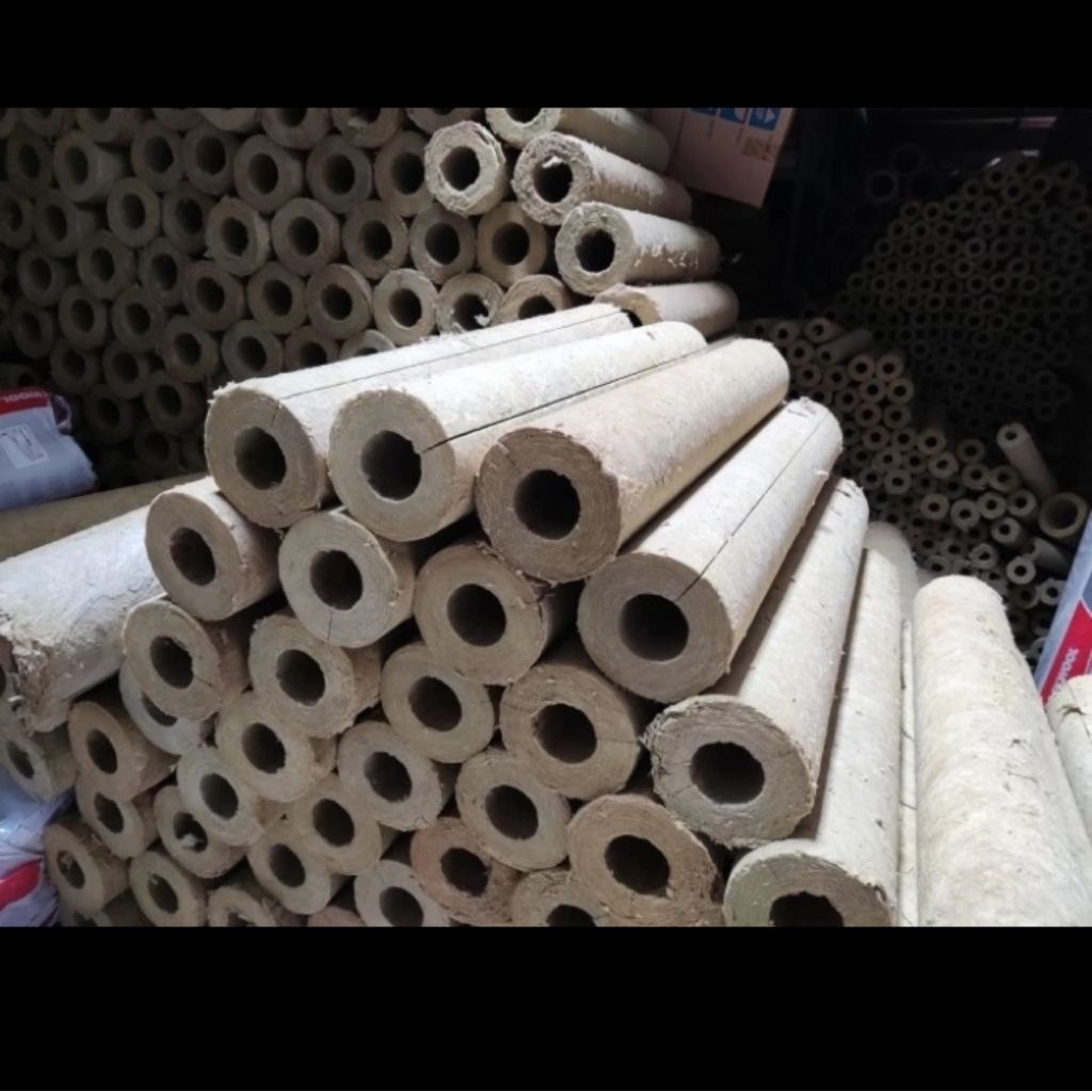Pipa Rockwool Batangan / Rockwool Pipe Insulation 1/2 inch
