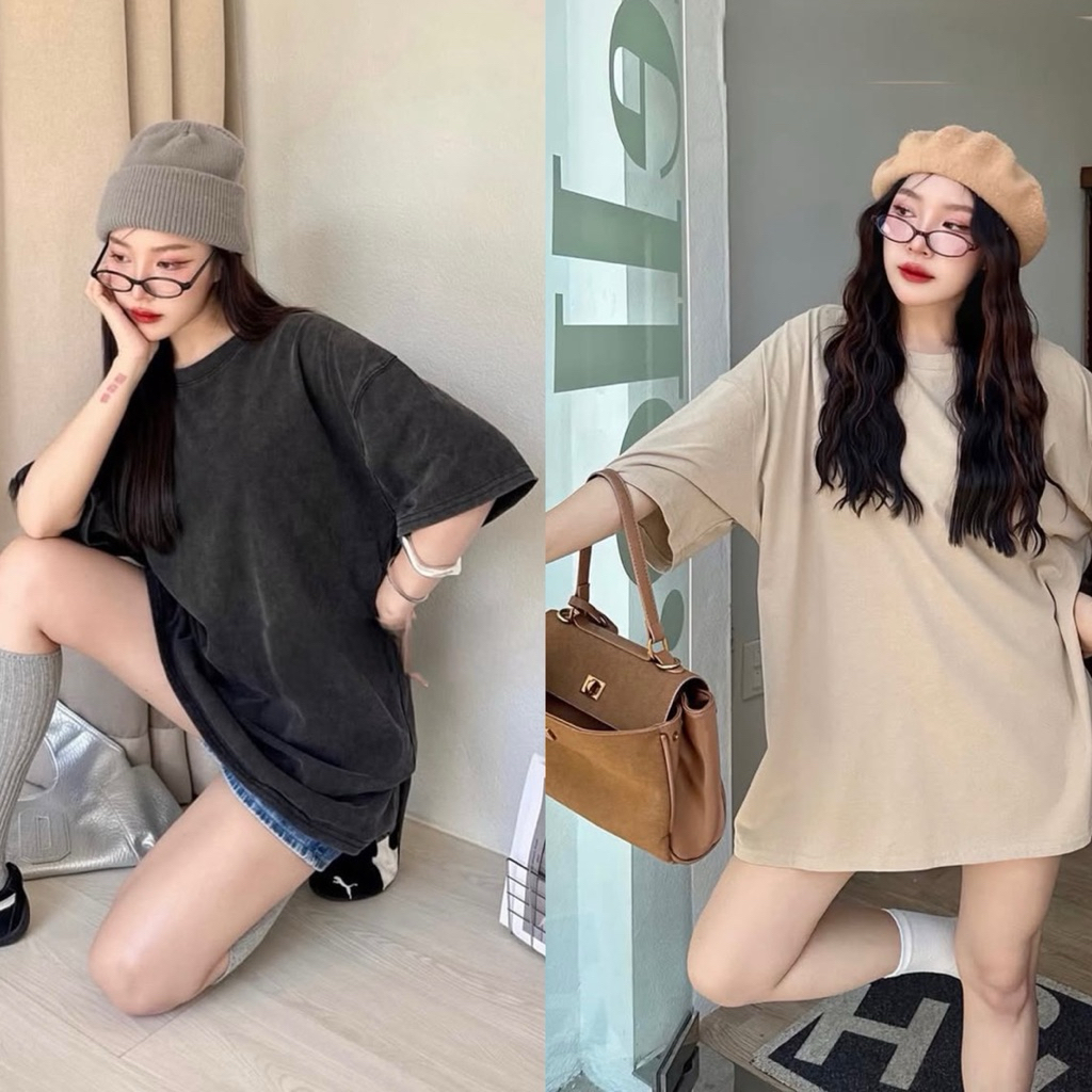 CLEARANCE SALE - Unisex Oversize TShirt - Siwa BKK Kode 88739 - Poly Cotton Jersey Tshirt