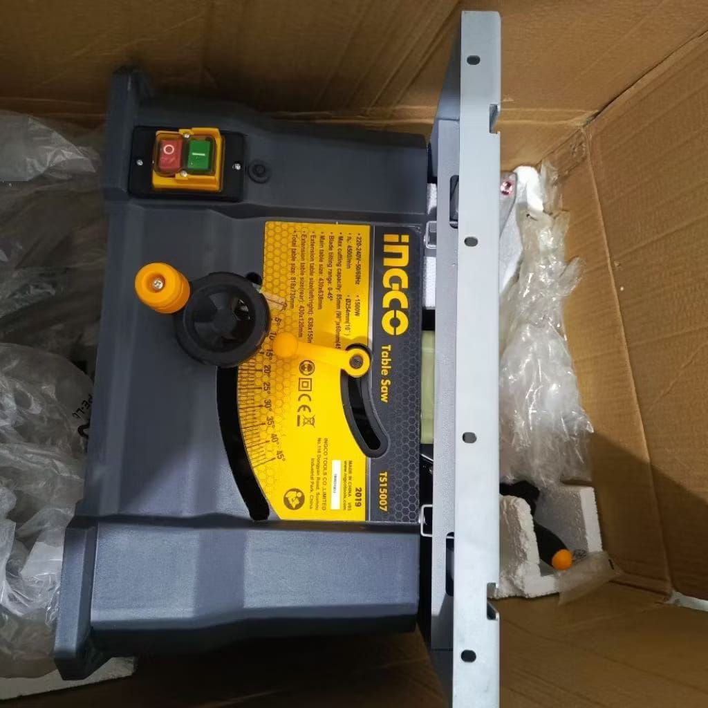 Table saw INGCO TS15007 10inch mesin potong kayu meja10inch (BEKAS)