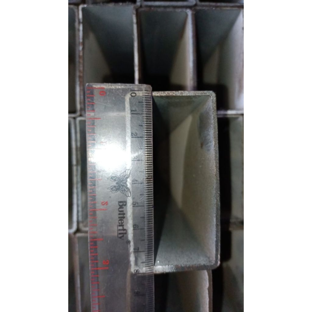 Besi Holo / Hollo / Hollow Galvanis 40x80 / 4x8 tebal 1,6mm