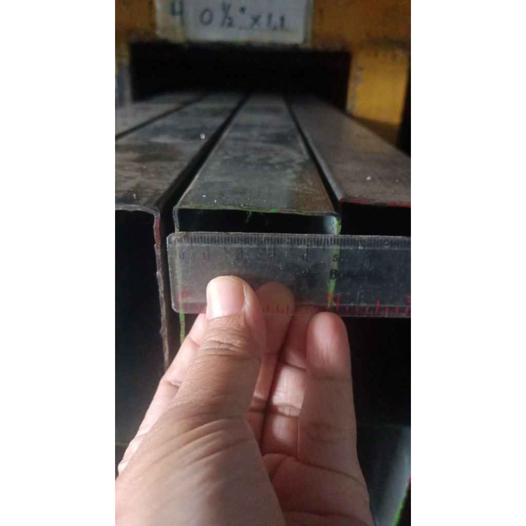 Besi Holo / Hollo / Hollow Galvanis 50x100 / 5x10 tebal 1,3mm