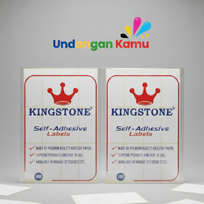 Stiker Label Nama 103 - Label Nama Undangan Kingstone 103