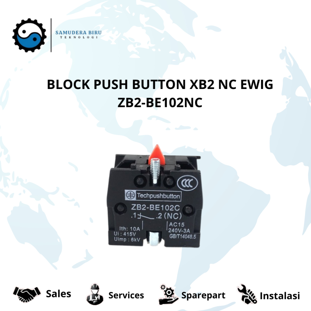 BLOCK PUSH BUTTON XB2 NC EWIG ZB2-BE102NC