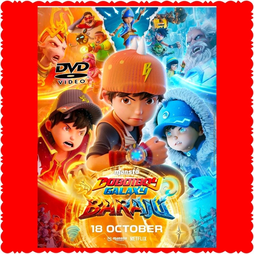 KASET DVD FILMM BOBOIBOY GALAXY BARAJU TERBARU 2025