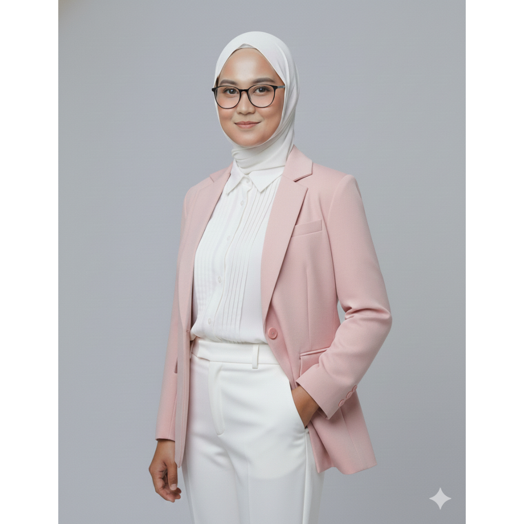 Terbaru model Jas wanita Pink/Blazer wanita/Jas korea/Jas kantor/Blazer formal/Pink