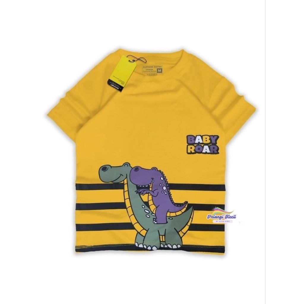 kaos anak laki-laki dinosaurus