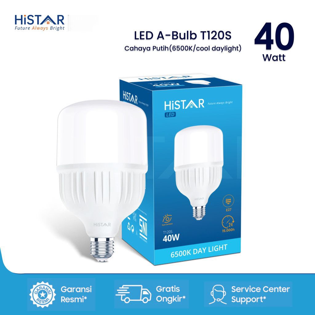LAMPU HISTAR LED T-BULB 40W