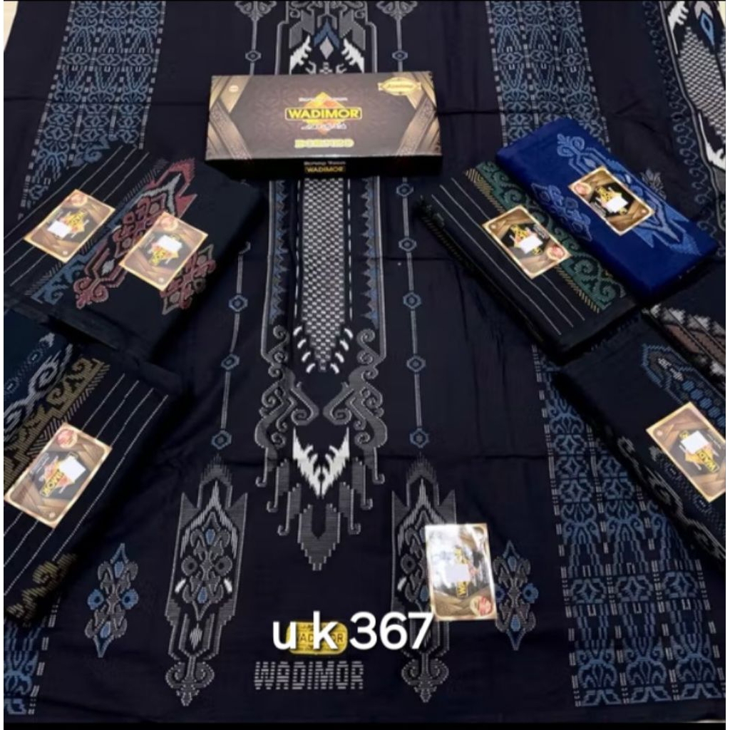 sarung wadimor kembang borneo,sarung wadimor motif kembang borneo