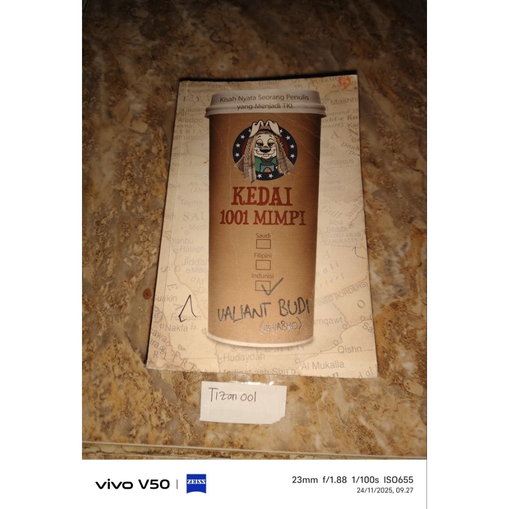 Buku Kedai 1001 Mimpi