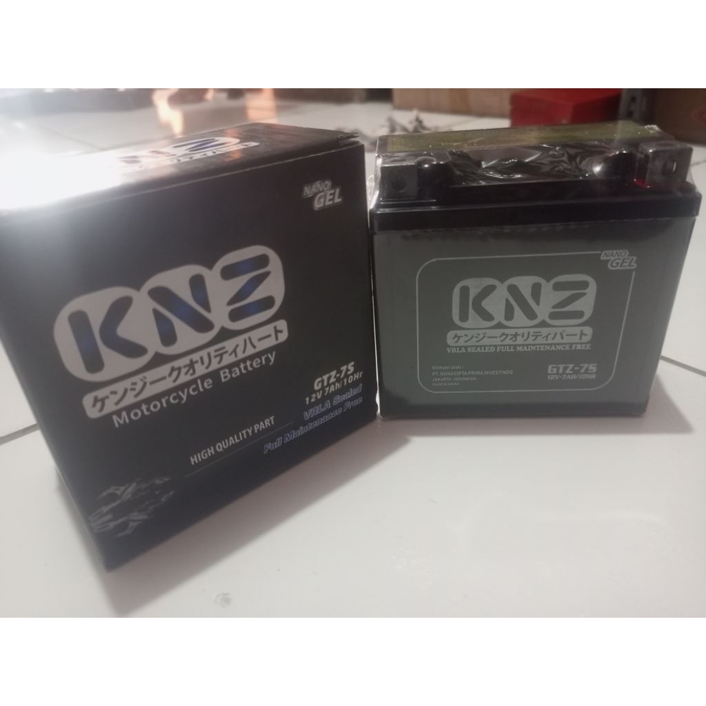 AKI KERING GTZ-7S 12V 7Ah/10 Hr MERK KNZ