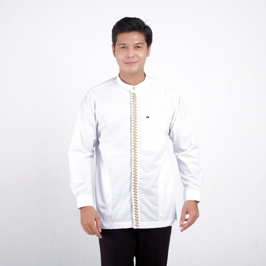 baju koko Bin Hasyim Bordir Bahan Premium