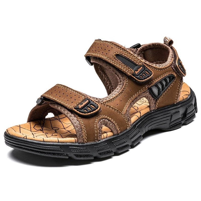 Eiger - Sandal Gunung Ori SK01 Asli Kulit Sapi Pria Anti Slip