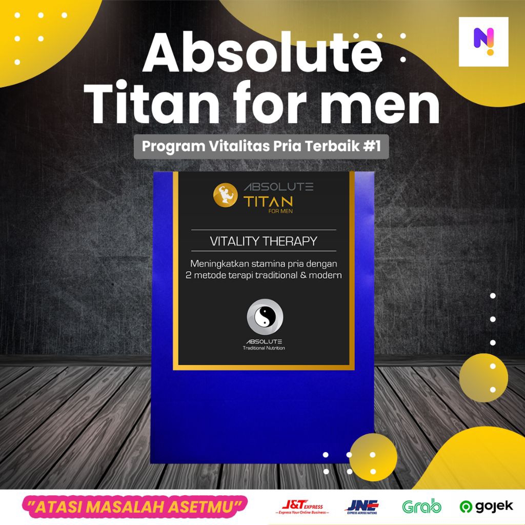 ABSOLUTE TITAN FOR MEN Program Meningkat Stamina Pria Perkasa Tahan Lama Anti Loyo