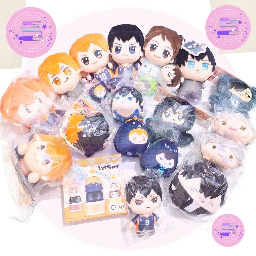 [NEW RARE] Haikyuu | Chibigurumi, Fuwakororin, Noru Chara, Mochi Mascot WA, Finger Puppet Ring, Hina