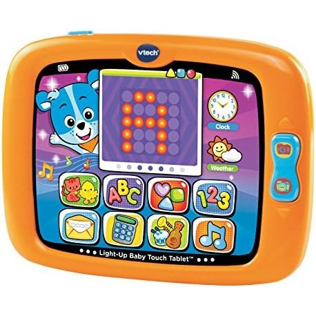 VTech Light-Up Baby Touch Tablet, Orange