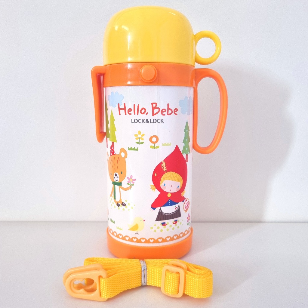 Lock&Lock Lock n Lock Hello Bebe Botol Termos Tumblr Tumbler Vaccum Flask Bottle Bayi Anak Tutup Gel