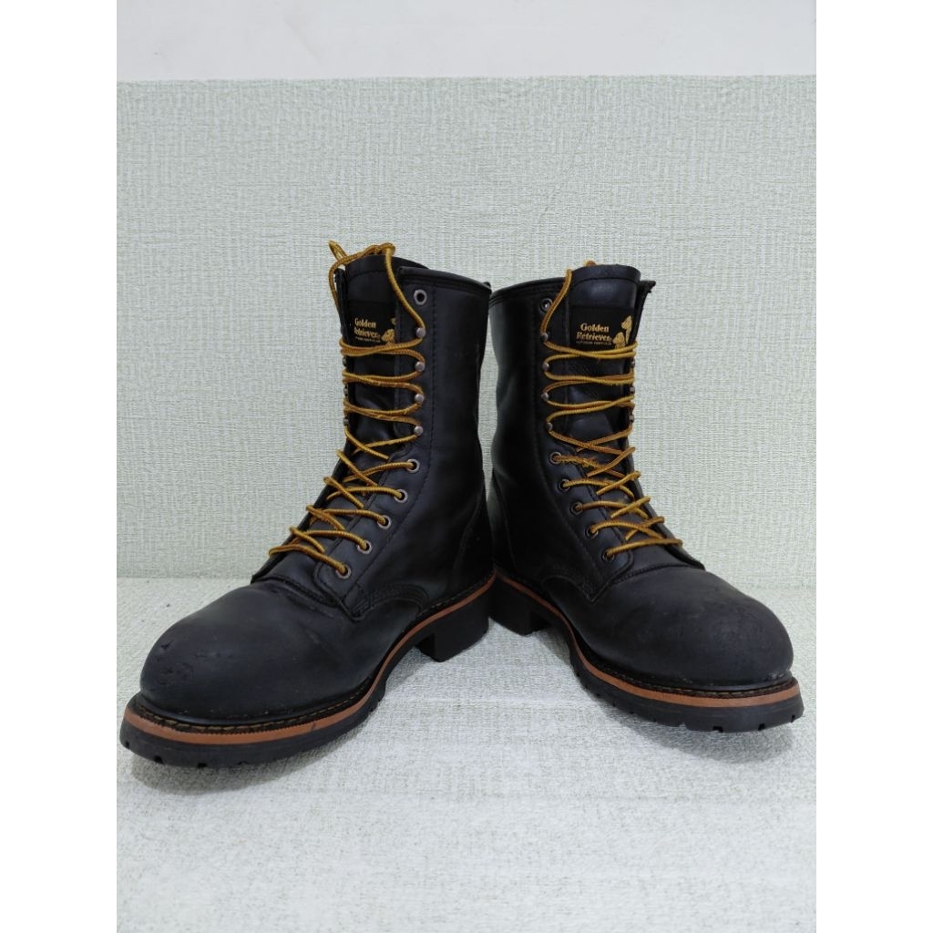 Golden Retriever logger boots safetysize 44 insole  28 cm