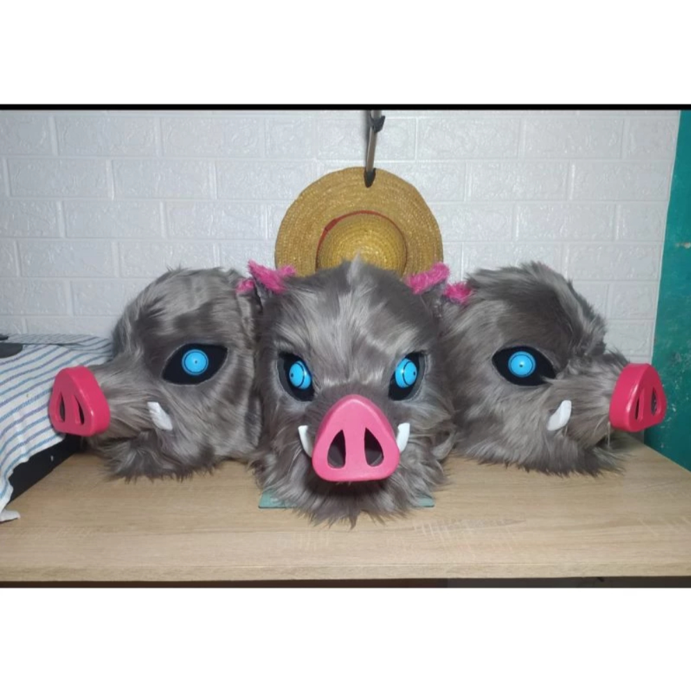 Topeng Inosuke Boar Mask Kimetsu No Yaiba Busa Eva