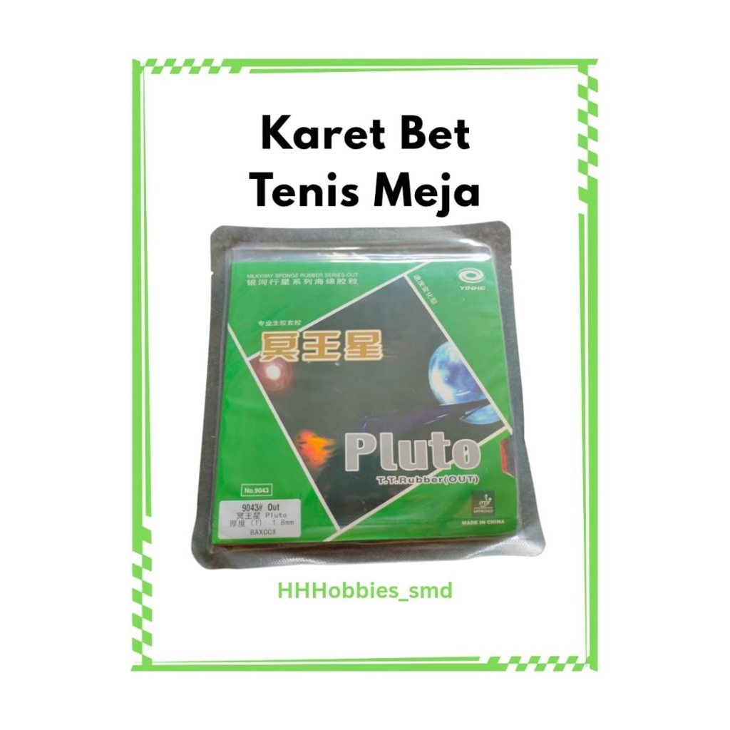 Karet Bet TenisMeja Pluto (Karet Bintik)