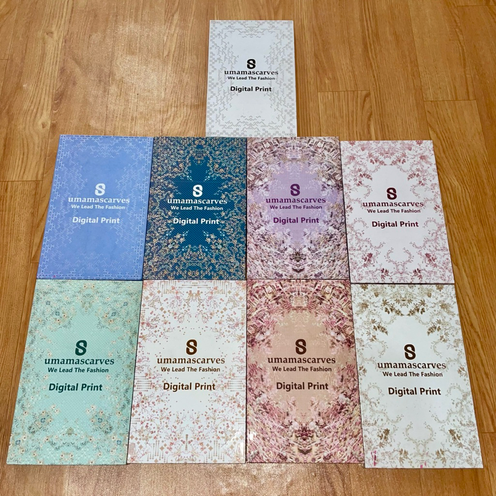 UMAMA BOX SCARVES DIGITAL PRINT FREE BROS CINCIN ORI (IQRI HIJAB) PREMIUM SCARF