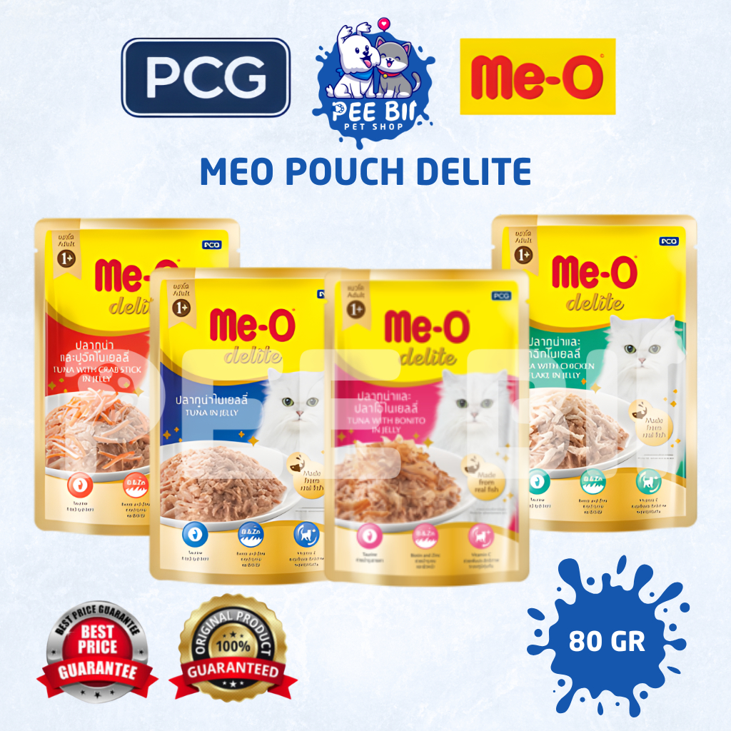 MEO POUCH DELITE 70 GR/MAKANAN KUCING BASAH