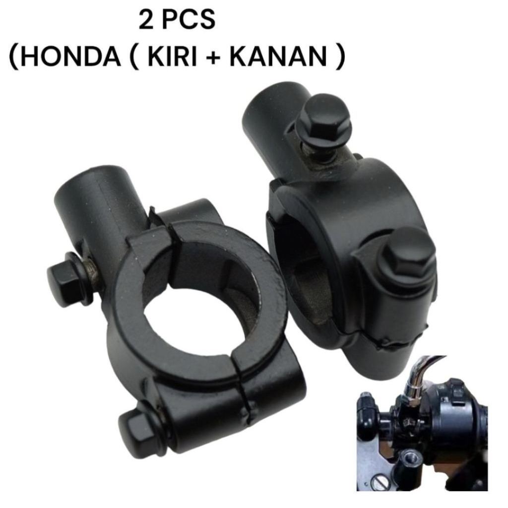 Dudukan Spion Honda Drat 14 Variasi Universal Braket Breket Spion Pangkon Spion