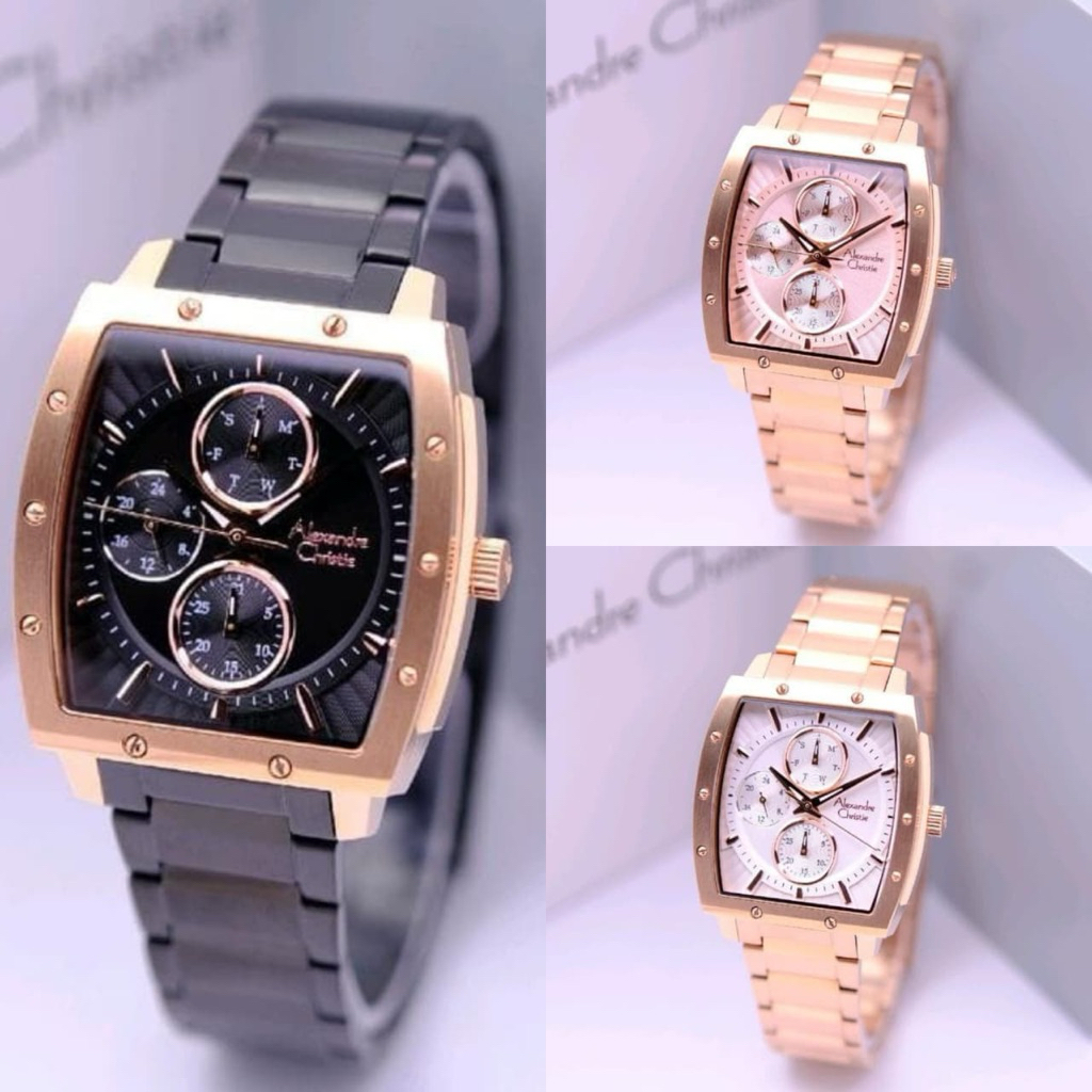JAM TANGAN WANITA ALEXANDRE CHRISTIE AC 6376 AC6376 STAINLESS ORIGINAL