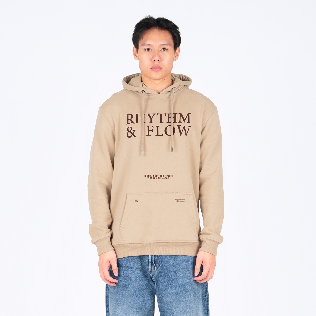 BENHILL Sweat Hoodie Unisex Cream A746
