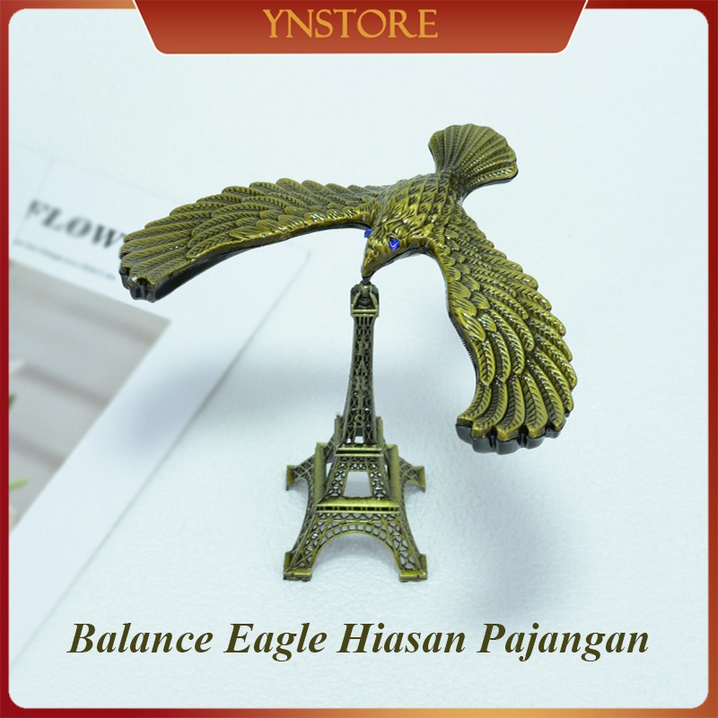 11/15cm Balance Eagle Hiasan Pajangan Mainan Burung Elang Seimbang Eiffel Tower Balance Eagle Pajang
