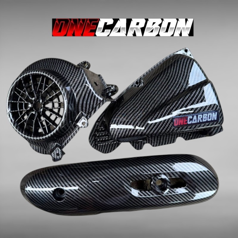 PAKET 3 PCS CARBON SCOOPY ESP 2016-2020 paket carbon scoopy esp / Scoopy carbon paketan / paketan ca