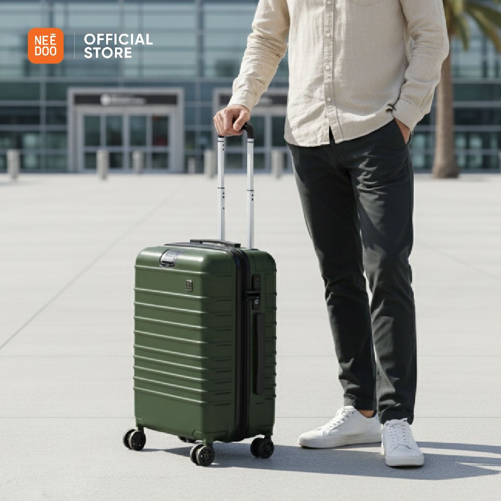 NEEDOO - Koper Kabin 20 Inch | Koper Travel Ringan, Praktis & Stylish