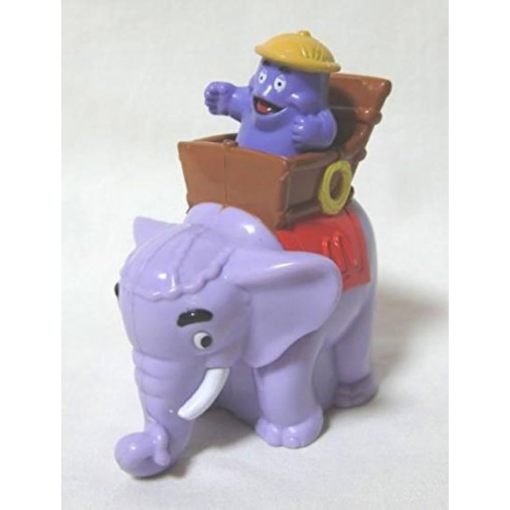 Figure Vintage McDonald's Happy Meal 1996 Maskot McDonald Safari Series Grimmace Elephant Original