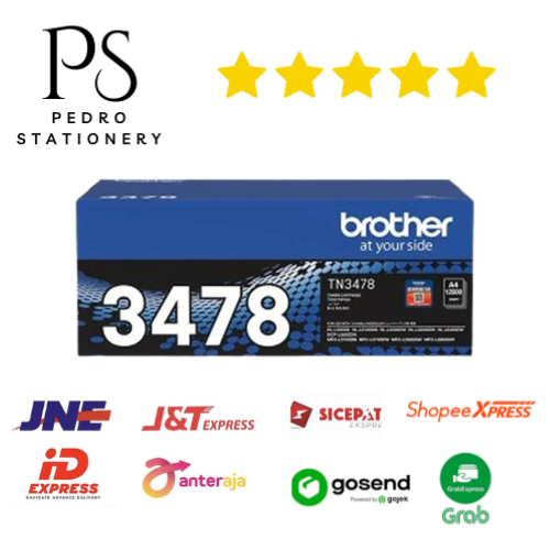Brother Toner Black TN-3478 (Super High Yield) / TN3478 Original Resmi - 3478