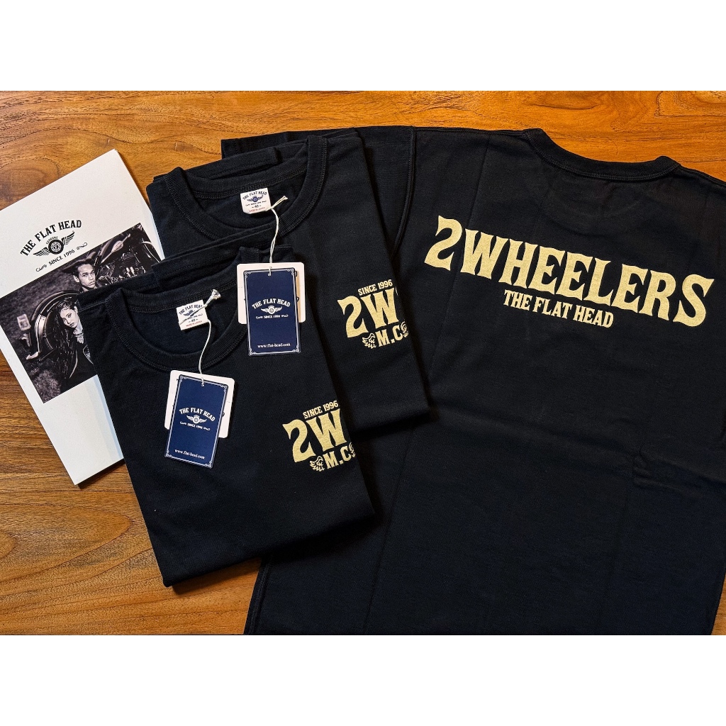 The Flat Head TMC-101 2 Wheelers Here they are the new 2 Wheelers Printed T-Shirts from The Flat Hea