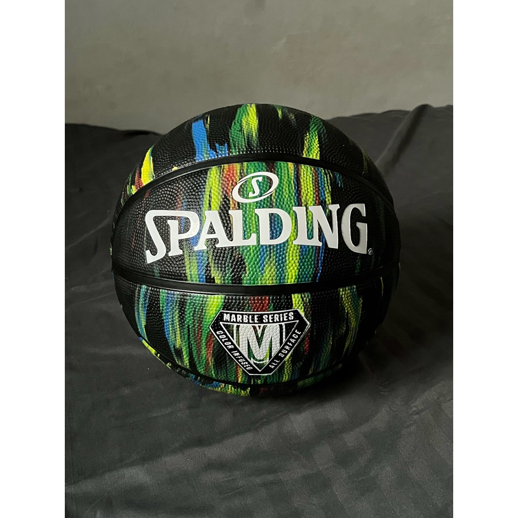 spalding marble basketball original 100%