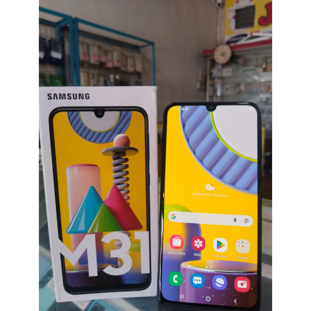 HP SECOND MURAH BERGARANSI SAMSUNG M31 RAM 6/128 KOTAK