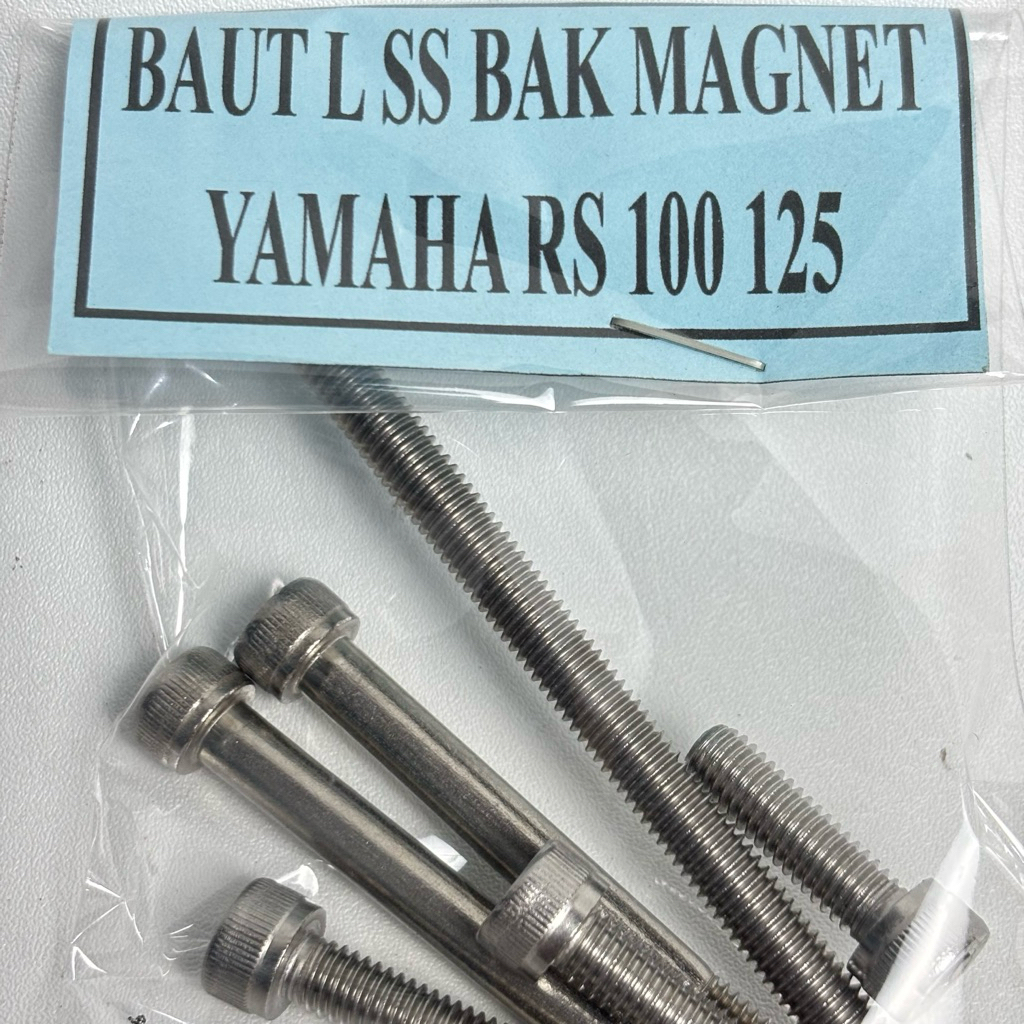 baut L stainless bak magnet RS100 RS125 RS 100 125