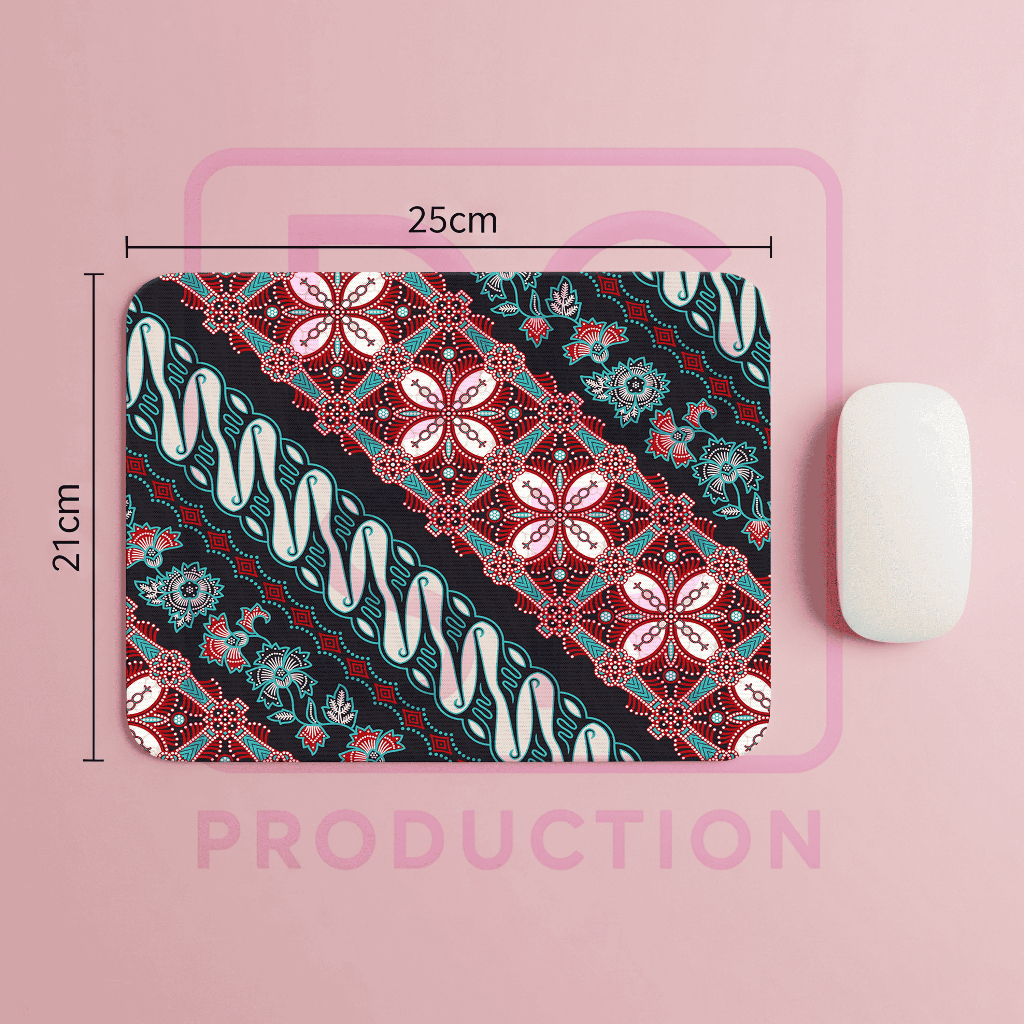 Mousepad | Kotak | Alas | Komputer | PC | Laptop | Batik