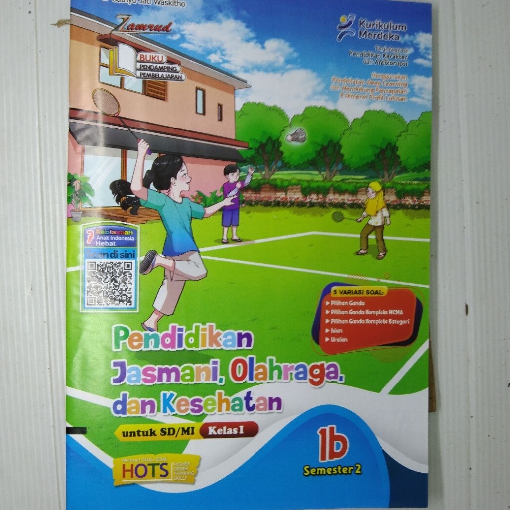 LKS SD MI PENJAS PENJASKES PJOK KELAS 1 2 3 4 5  6 SEMESTER 2 KURIKULUM MERDEKA