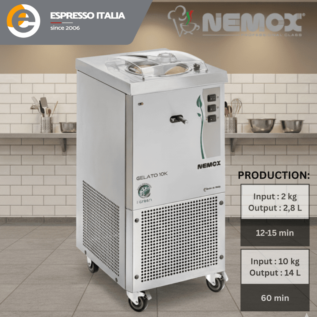 NEMOX - Ice Cream Gelato Machine Batchfreezers 10 K Crea