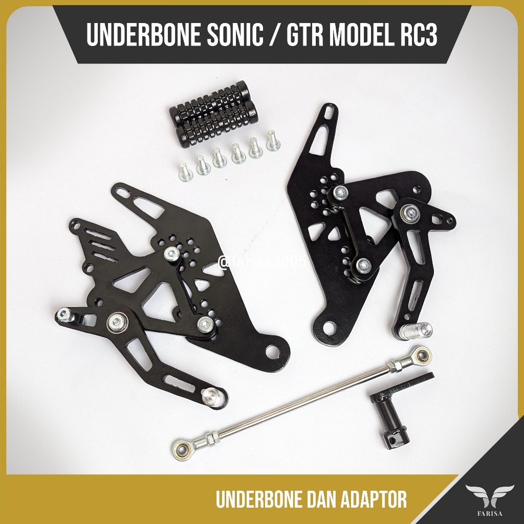 Underbone Sonic & GTR Model RC3 V.2 Footstep UB Honda Sonic & Honda GTR 150