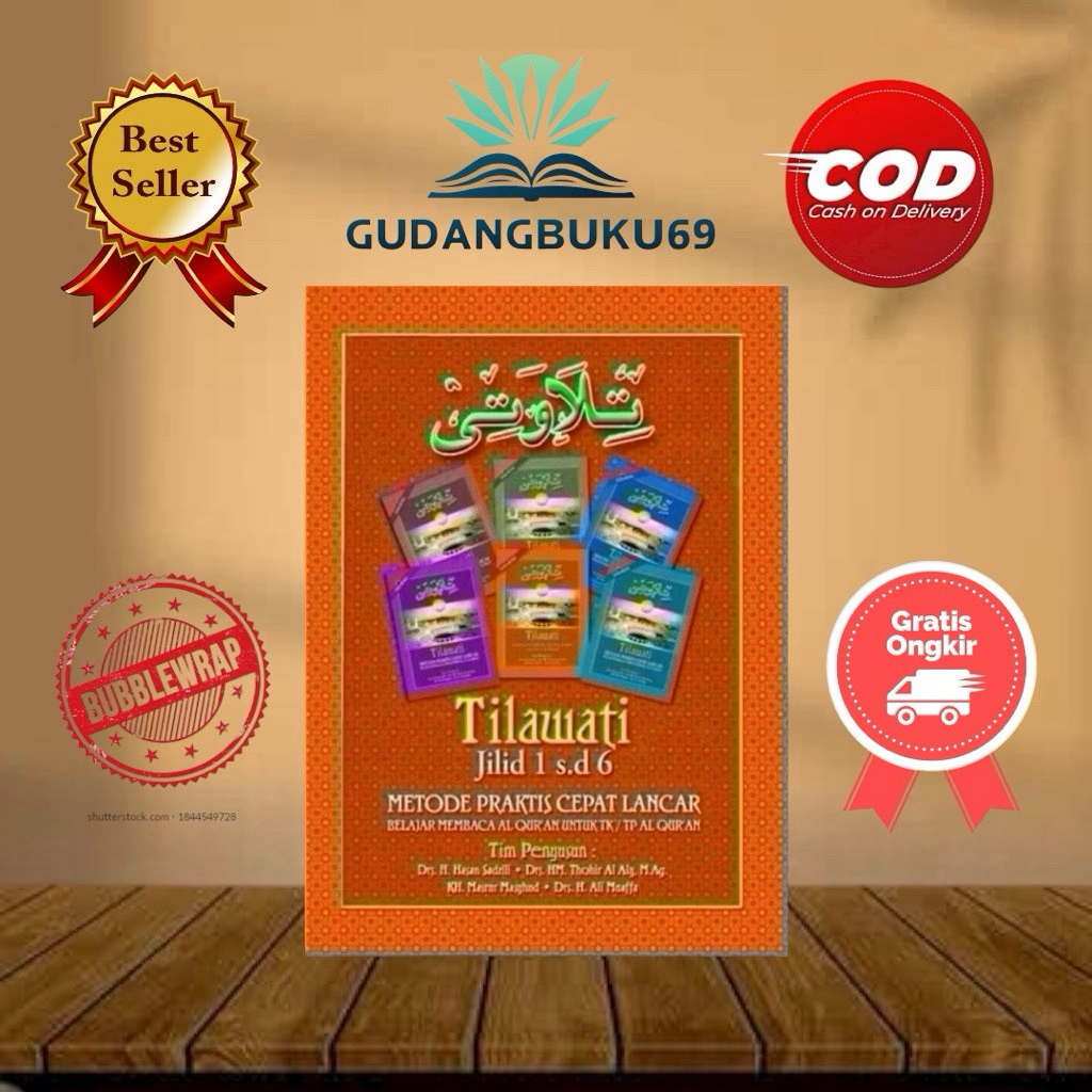 Buku Tilawati Lengkap Jilid 1 Sampai 6 Soft Cover