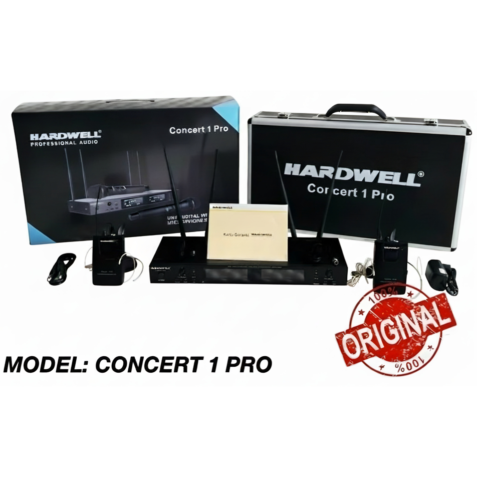 Mikrofon Wireless Hardwell Concert 1 Pro Clip On Headset/Mic Hardwell Concert 1 Pro Headset Wireless
