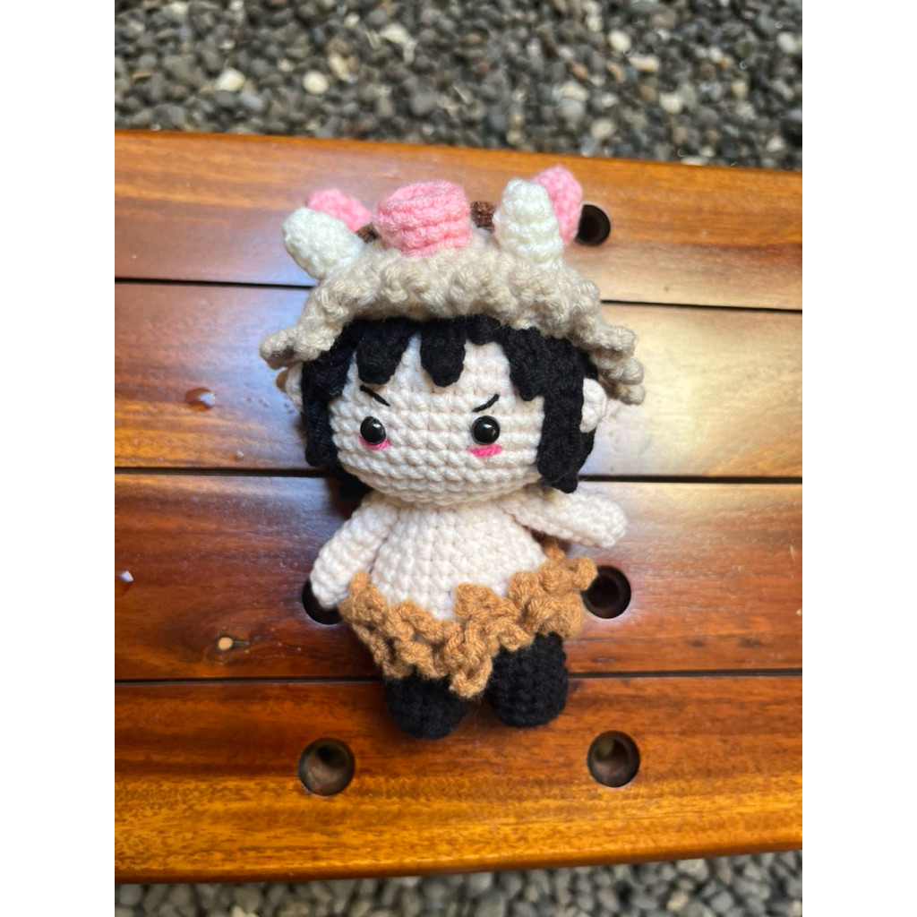 Inosuke - Demon slayer crochet doll/crochet keychain