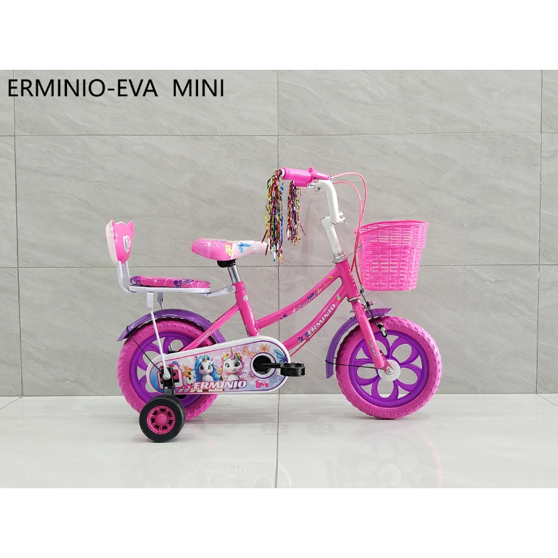 SEPEDA ANAK PEREMPUAN CEWEK UKURAN 12" UMUR 2 3 4 TAHUN GRATIS RODA SAMPING KERANJANG