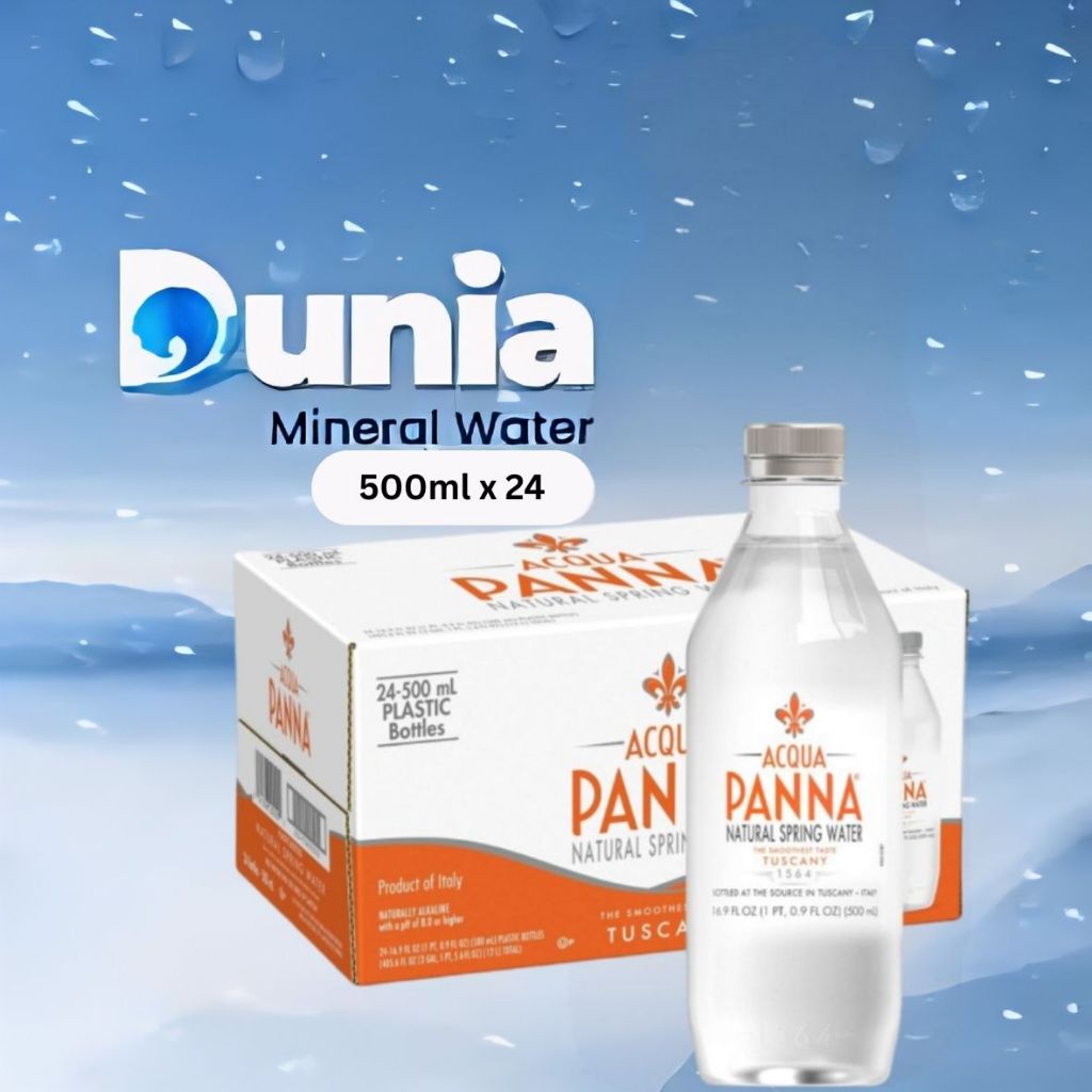 Acqua Panna Natural Mineral Water 500ml PET