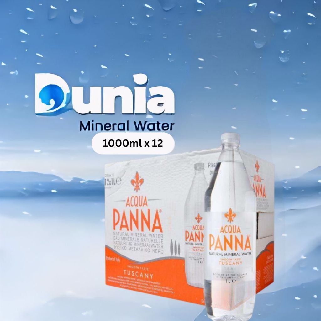 Acqua Panna Natural Mineral Water 1000ml PET