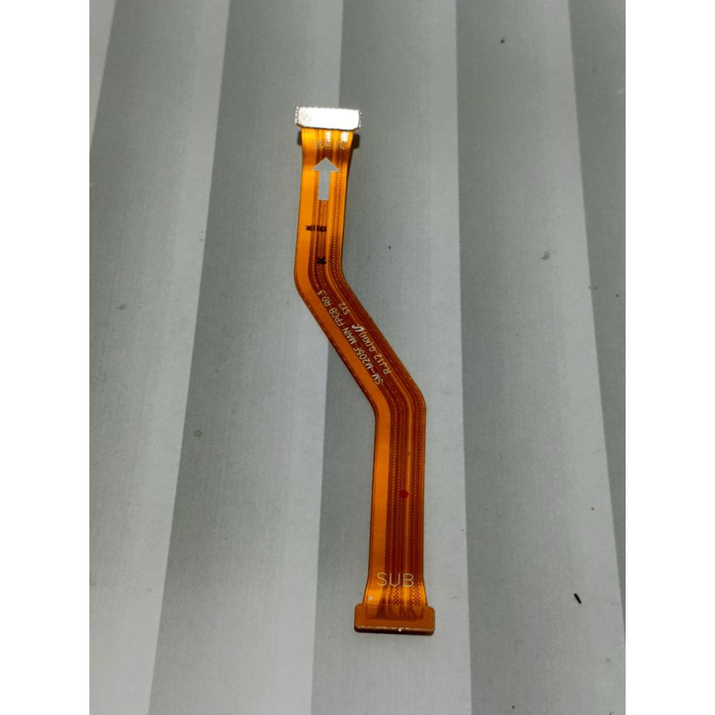 Fleksibel lcd Samsung M20 original normal copotan asli