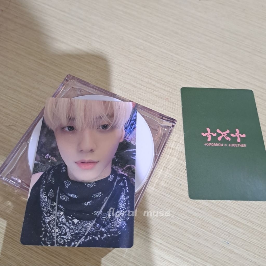 TXT CHOI SOOBIN : Temptation 'weverse ver. photocard